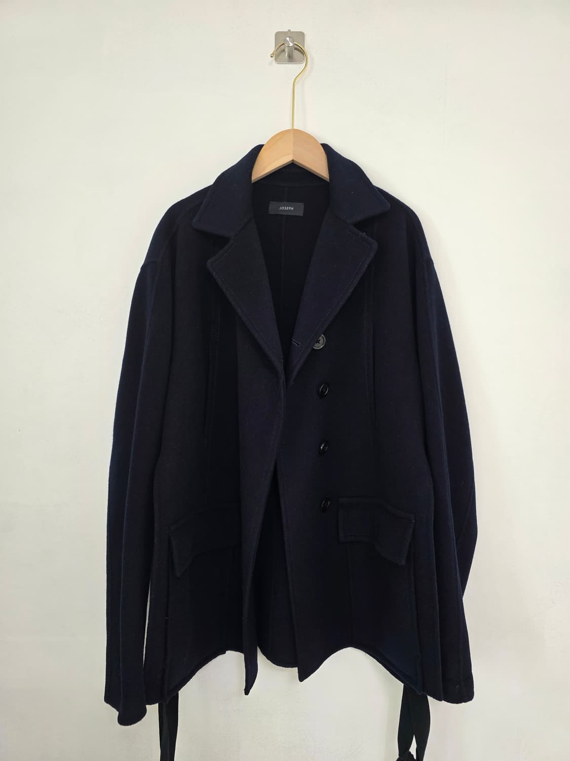 JOSEPH (조셉) 울90 캐시미어10 숏코트 38 / 네이비 / 더블 상품이미지1