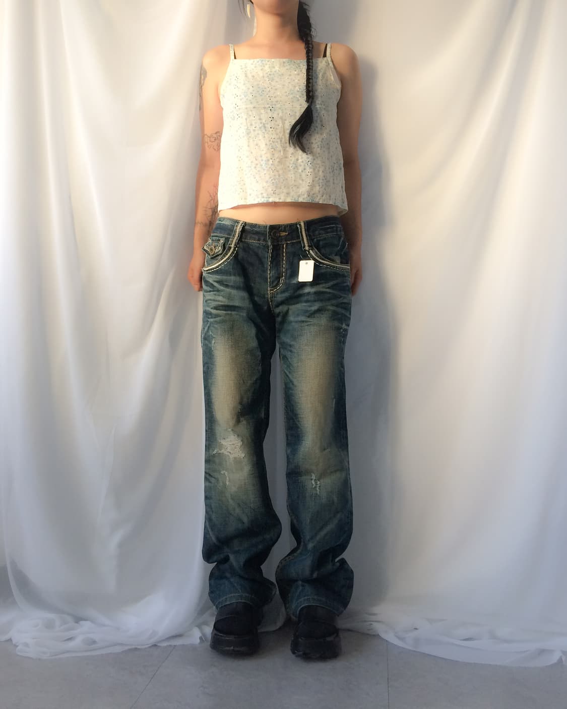 Flower pattern sleeveless 상품이미지1