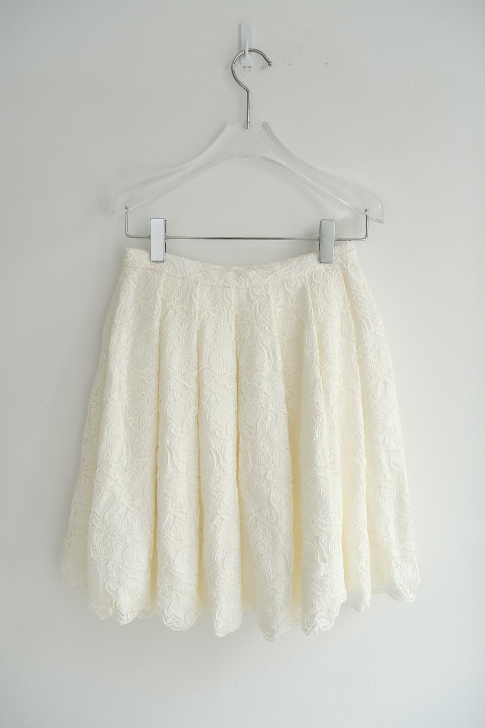 Lace pleated skirt 상품이미지5