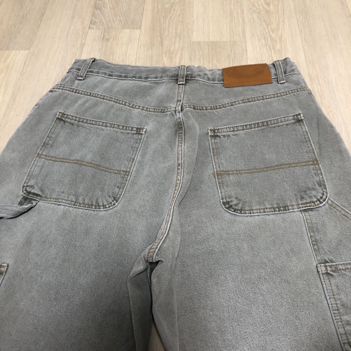 (L) 새상품 위캔더스 WKNDRS DRAGGY 워크 카펜터 팬츠 올리브 상품이미지8