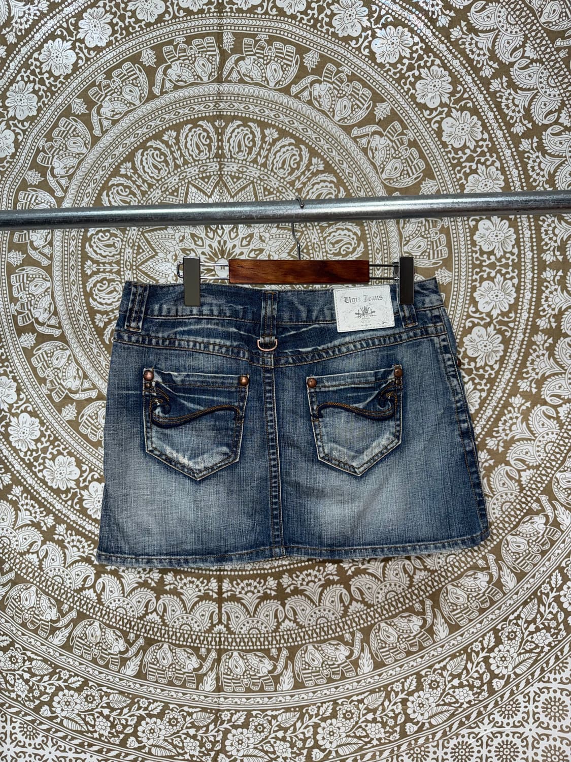 Ugiz 지퍼 디테일 데님 미니스커트 상품이미지5