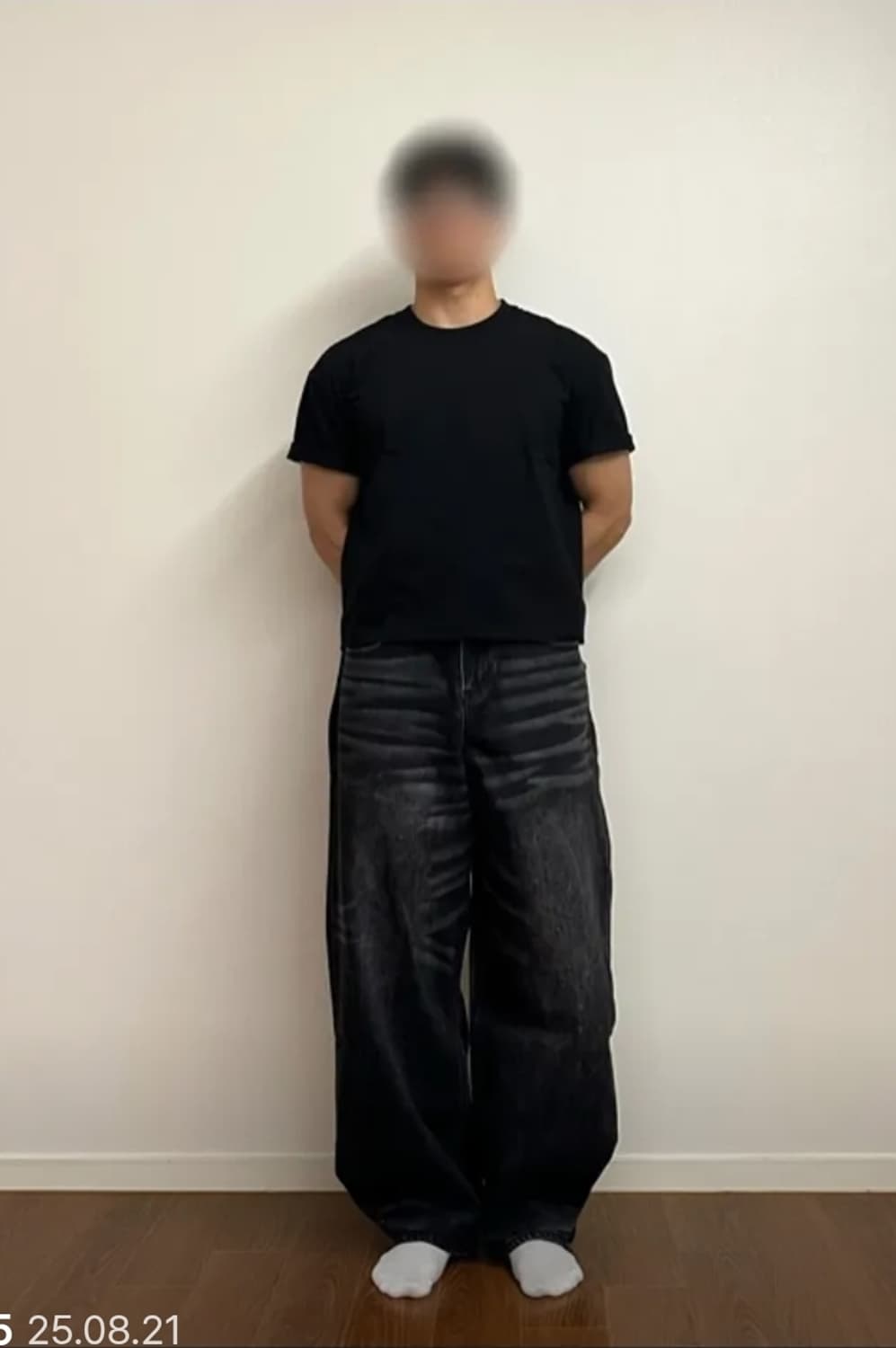 아이돈워너셀 블랙데님 팝니다. 사이즈1 상품이미지5