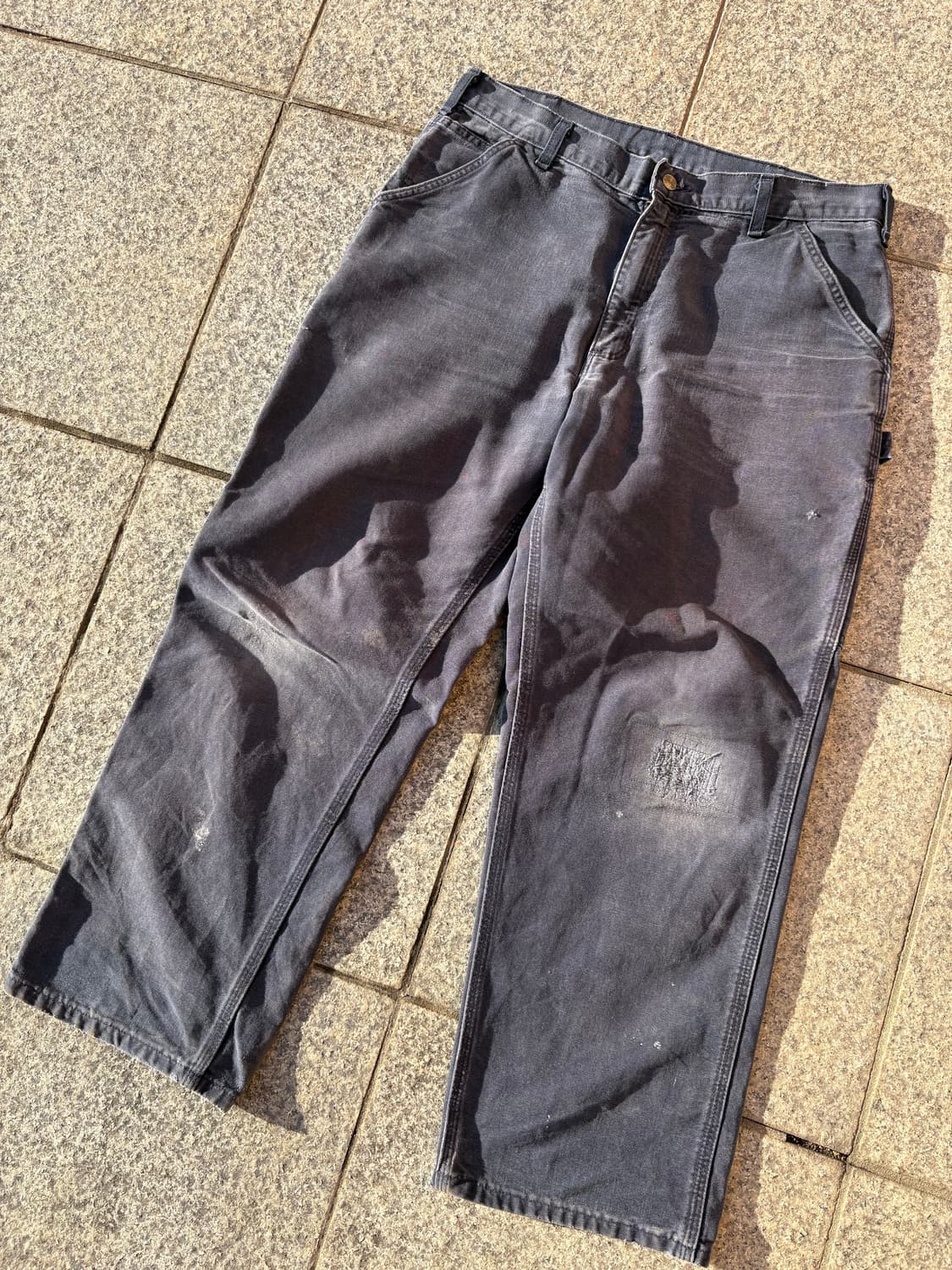 칼하트 싱글니 카펜터 워크팬츠 MDT 상품이미지1