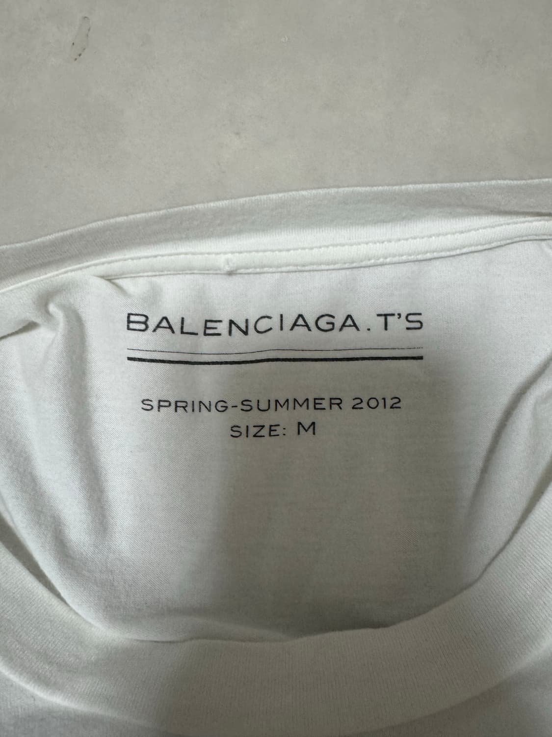 발렌시아가 2012 프린팅 반팔 상품이미지5