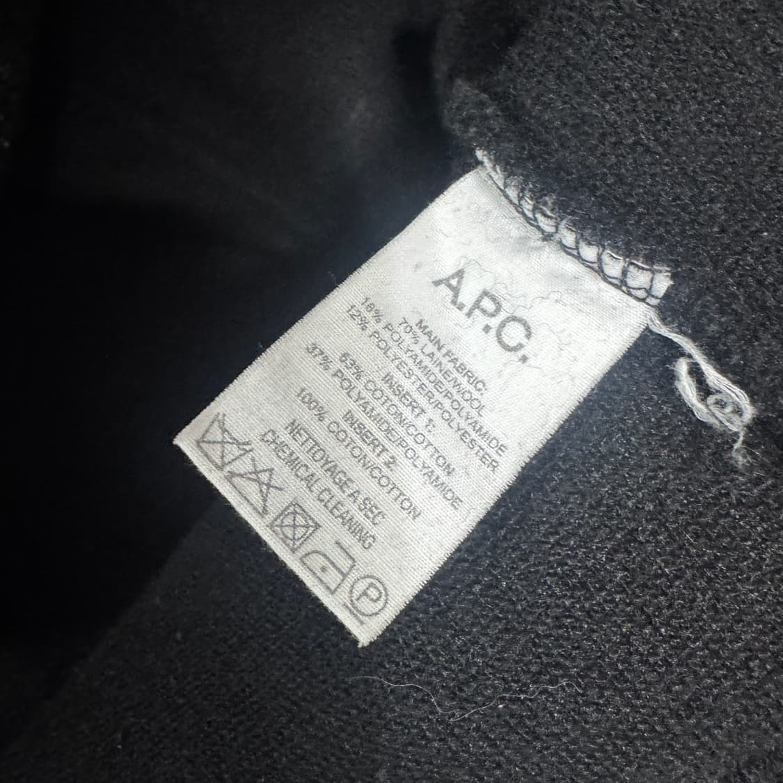 APC 아페쎄 뽀글이 아노락 반집업 M사이즈  상품이미지3