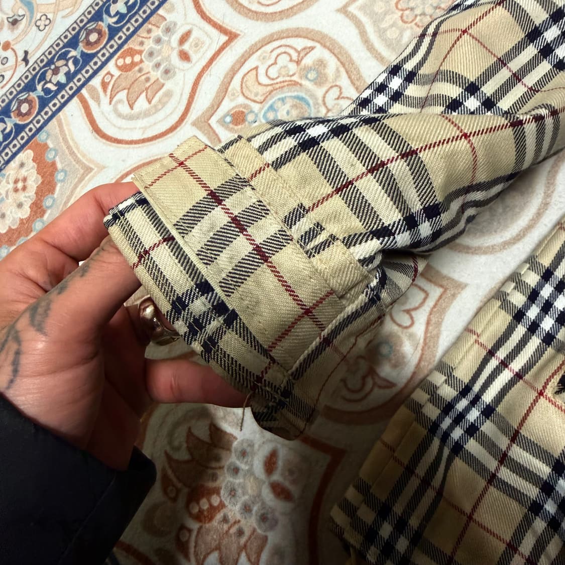 버버리 클래식 기모 바람막이 상품이미지4