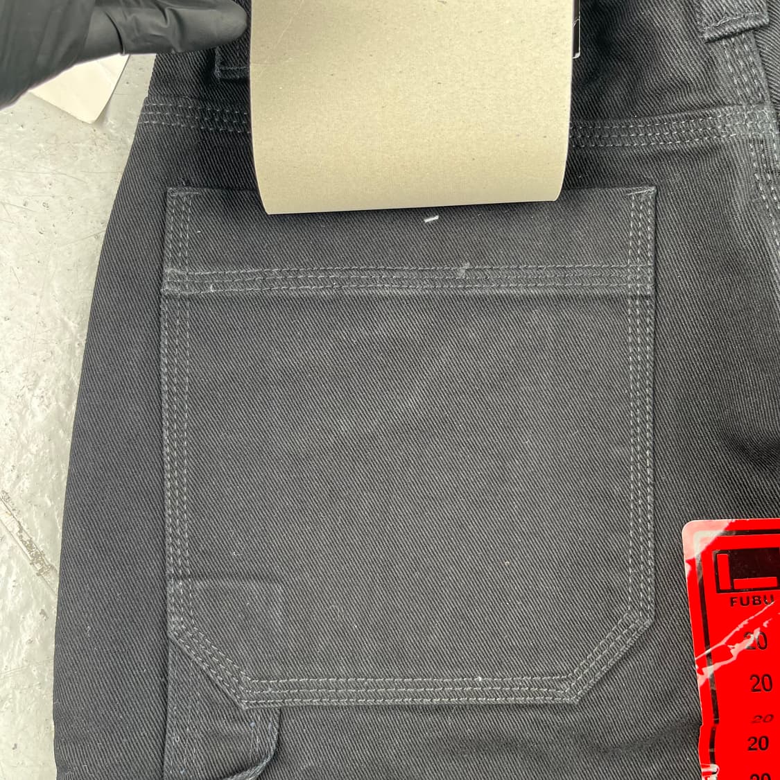 빈티지 Fubu 카펜터 데님 쇼츠 블랙 상품이미지9