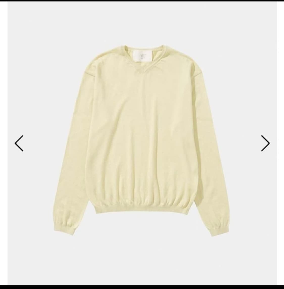 강정석 브이넥 니트 라임 v neck knit lime 상품이미지1
