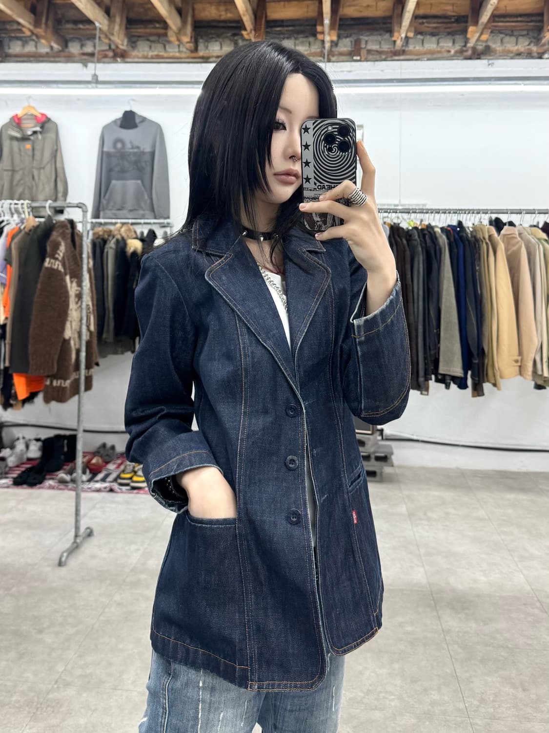 리바이스 데님 블레이저 자켓 상품이미지8