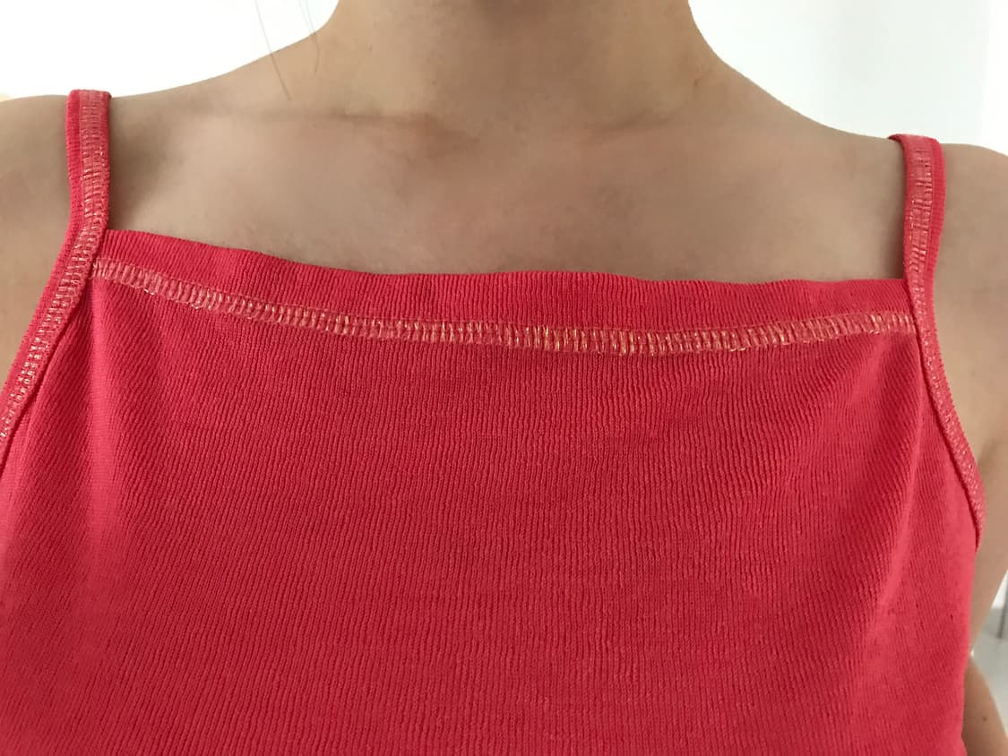 vintage pink pearl sleeveless 상품이미지3