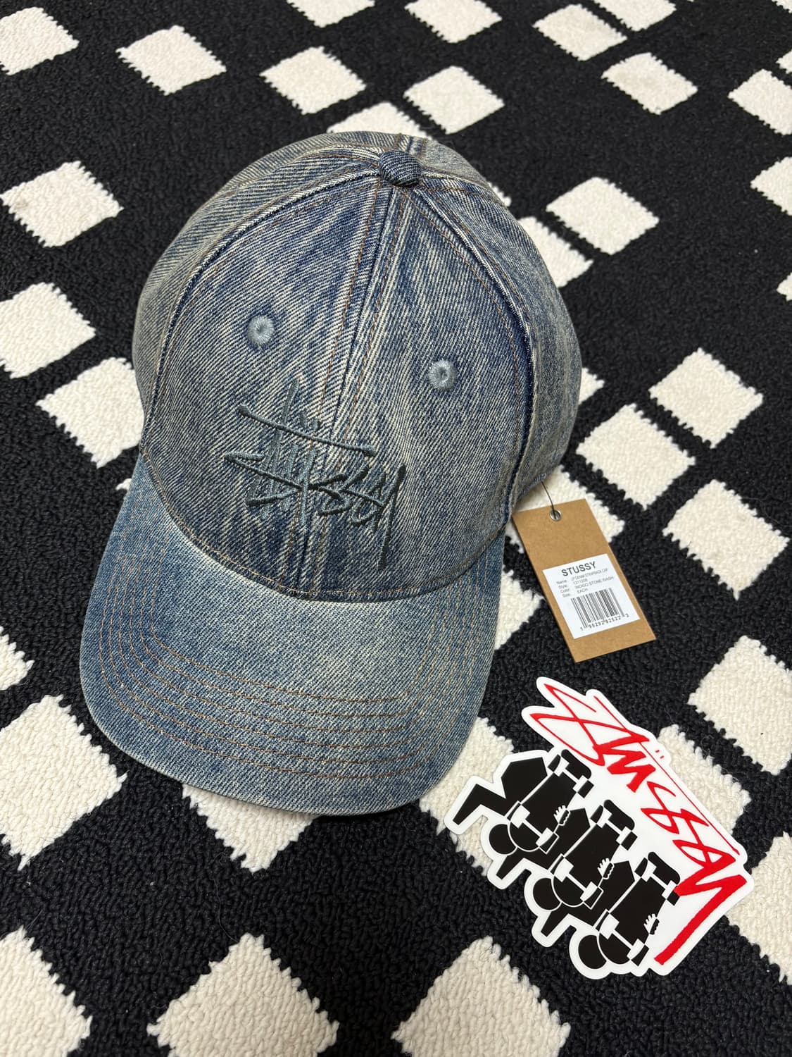 스투시 데님 캡 새상품 상품이미지1