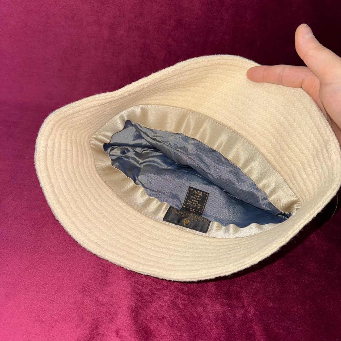 헬렌카민스키 울 버킷햇 아이보리 상품이미지3