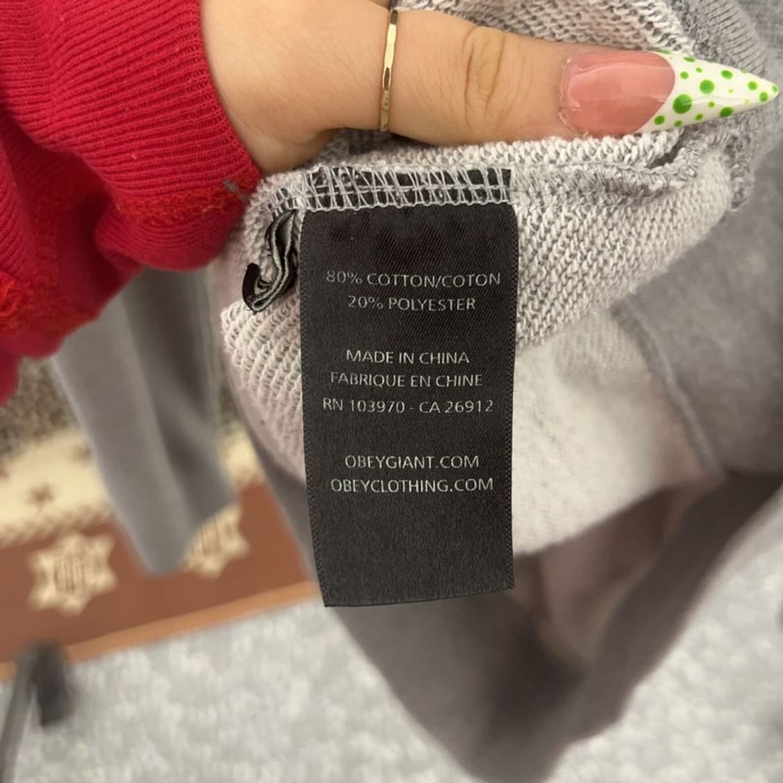 오베이 올드스쿨 빈티지 드롭아웃 후드티 S C09224 상품이미지6