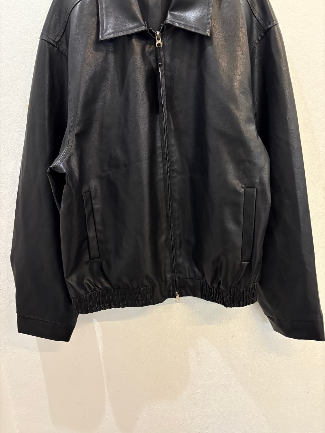 NINE TWO Leather Blouson 상품이미지3