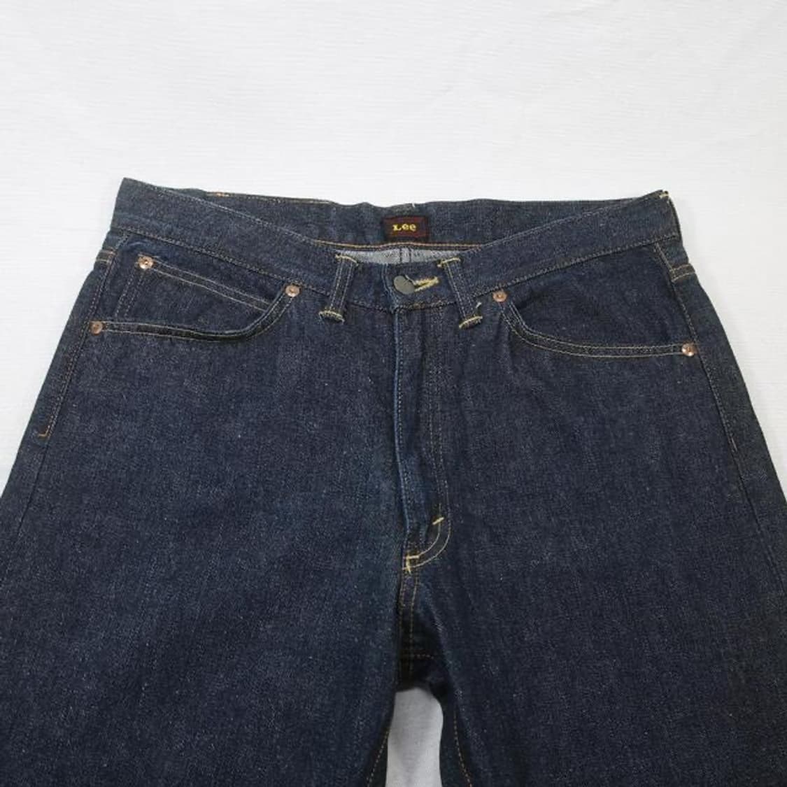 (착용컷) Lee 생지 데님 팬츠 (남성용 32.5) 상품이미지5