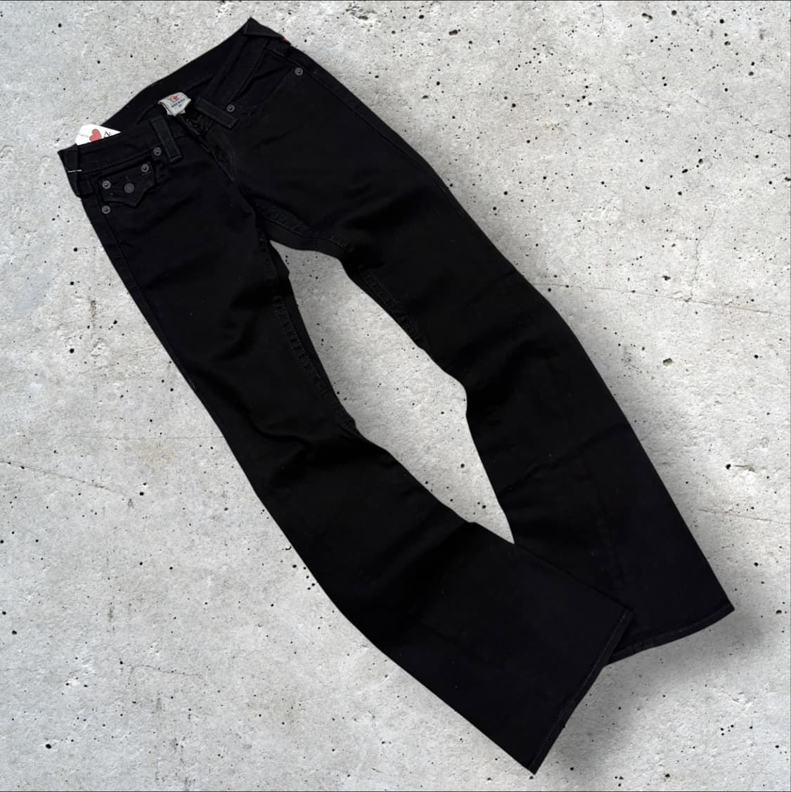 [25] 트루릴리젼 조이 블랙 부츠컷 청바지 데님 팬츠 D564 상품이미지2