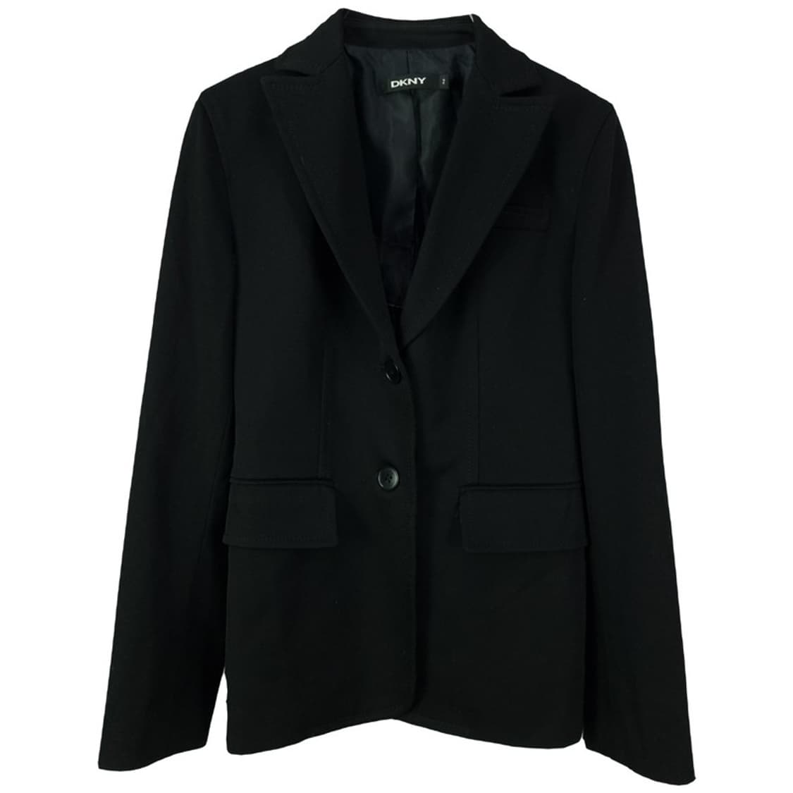 [도나카란] 재팬 울 블랜디드 모직 블레이저 자켓 블랙 M18459 상품이미지2