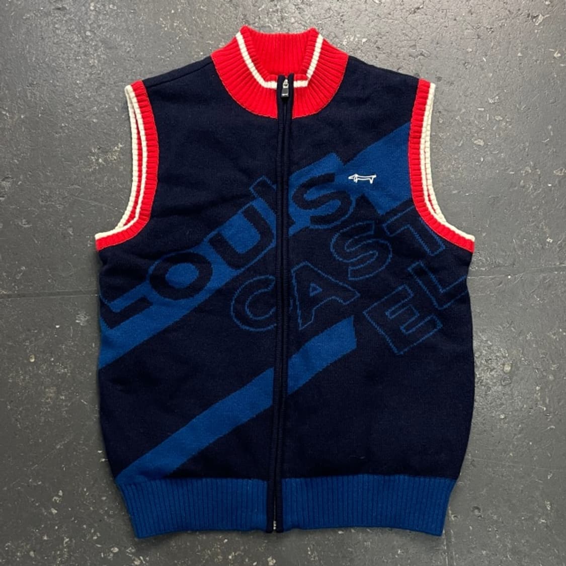 100 루이까스텔 방풍 니트조끼  상품이미지1