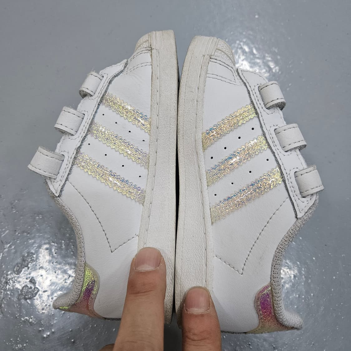 150 아디다스 키즈 슈퍼스타 운동화 0406Y 상품이미지5