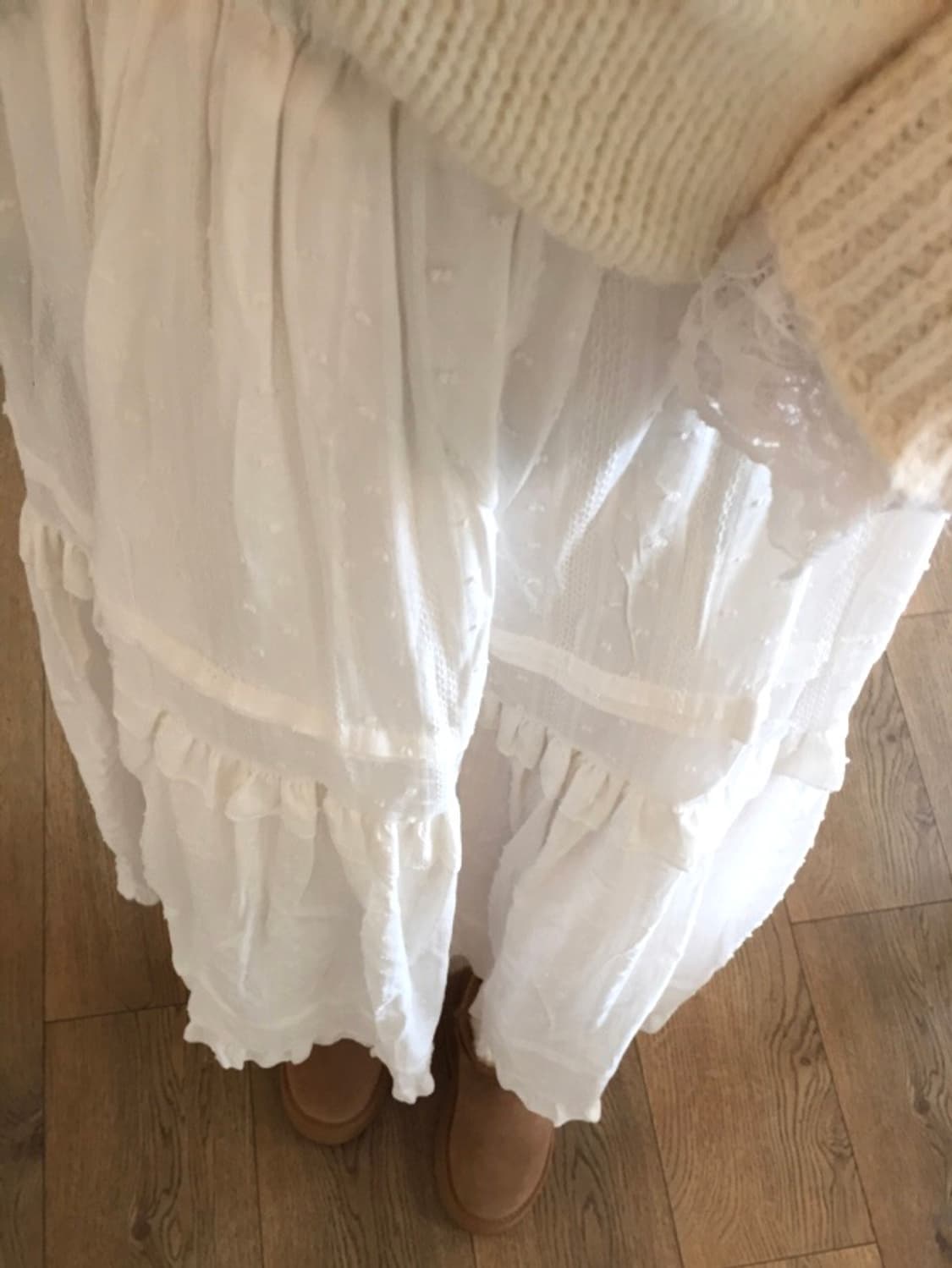 레이스 롱스커트 상품이미지3