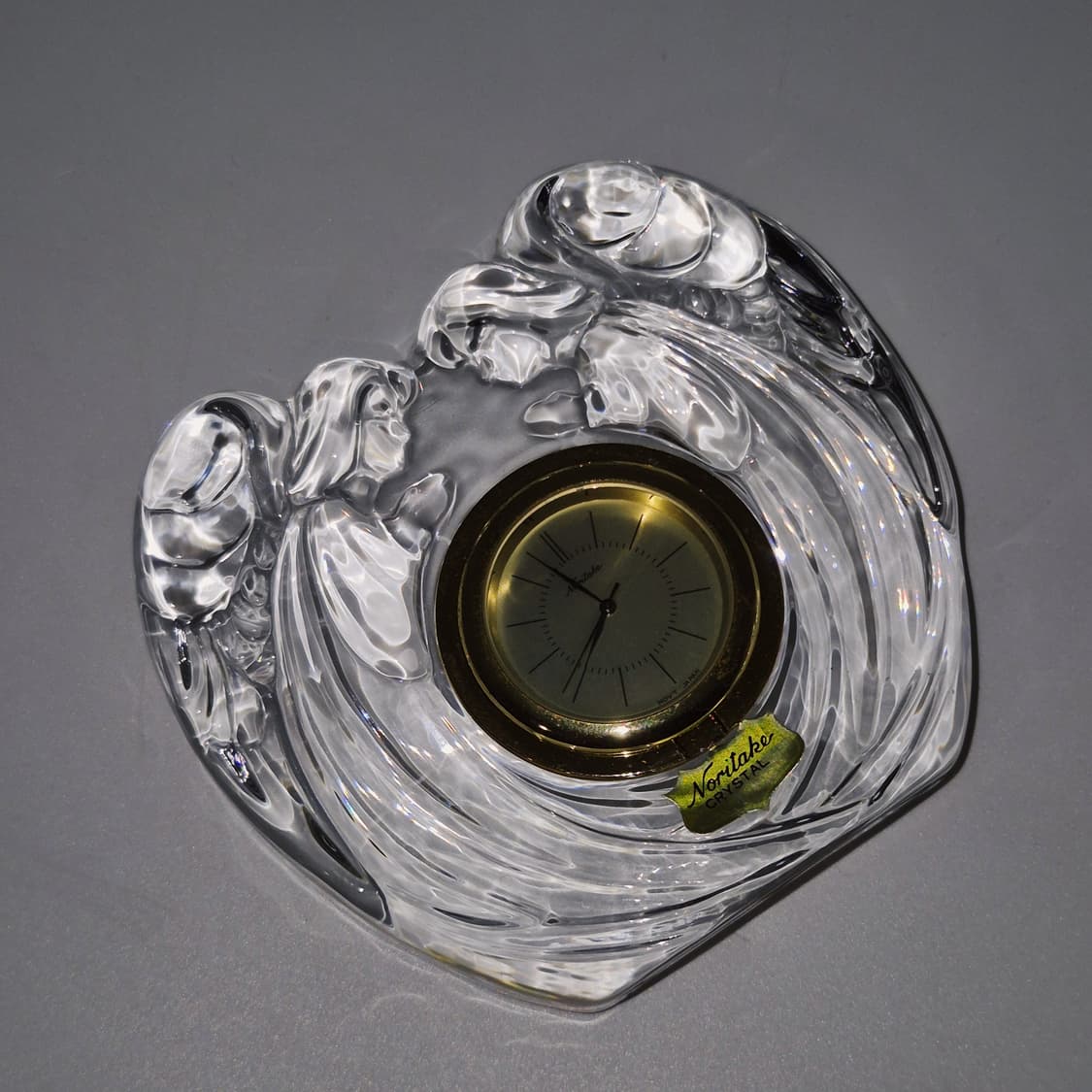 80s 노리다케 크리스탈 천사 탁상 시계 상품이미지9