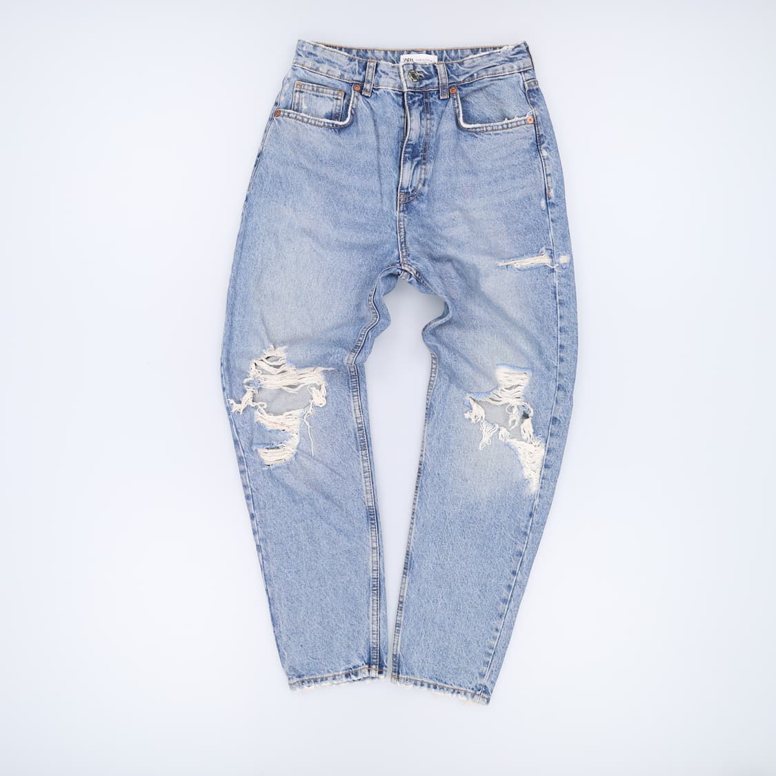 36 자라 찢청 연청 데님팬츠 0319H1 상품이미지1