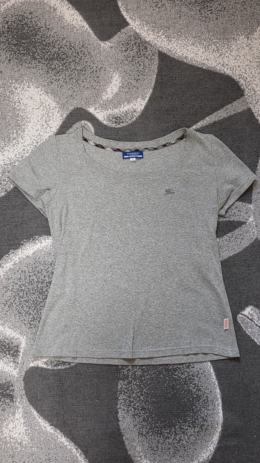 버버리 블루라벨 보트넥 반팔티 55 상품이미지1