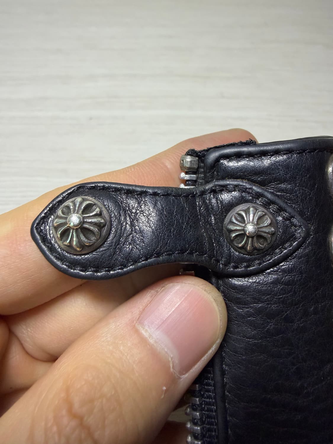 크롬하츠 라이더 CH크로스 가죽 팔찌 상품이미지4