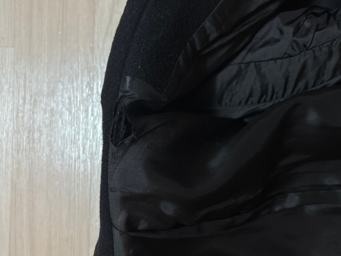 LEMAIRE 르메르 블랙 울코트 상품이미지6