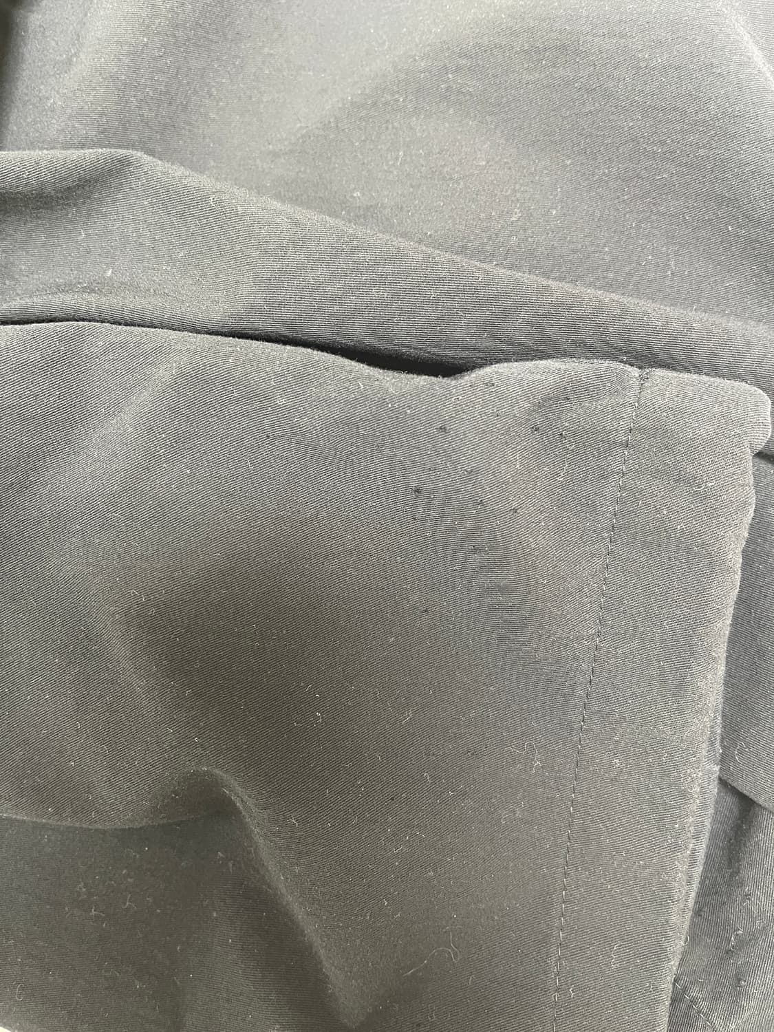 우영미 블랙 코튼 팬츠 50사이즈 상품이미지3