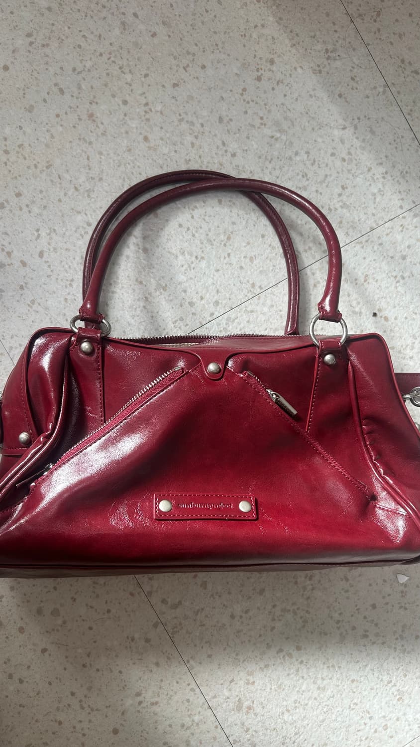 썬번프로젝트 Faux Leather M.O.S Bag 상품이미지2