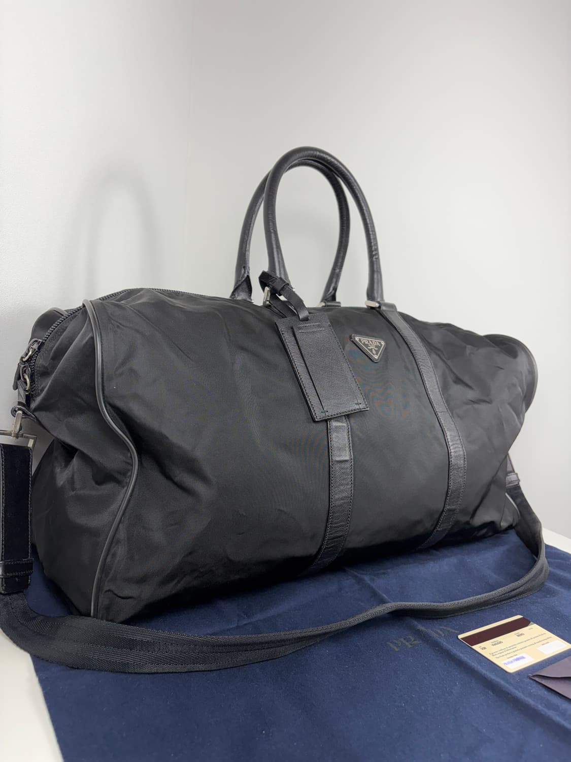 프라다 V20 나일론 2way 보스턴백 골프가방 여행가방 상품이미지2