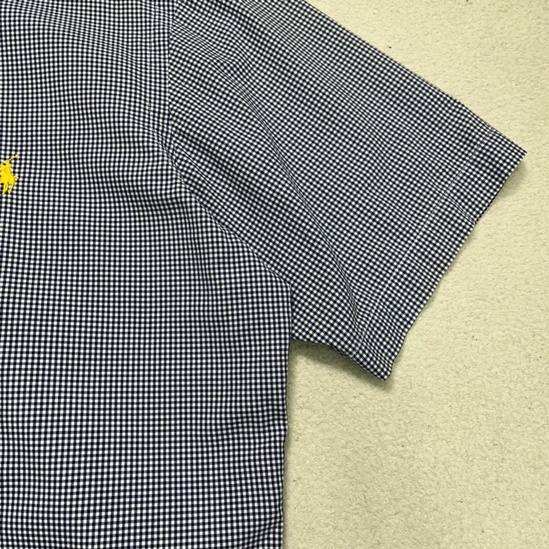 POLO RALPH LAUREN 체크 반팔 셔츠 M 상품이미지4