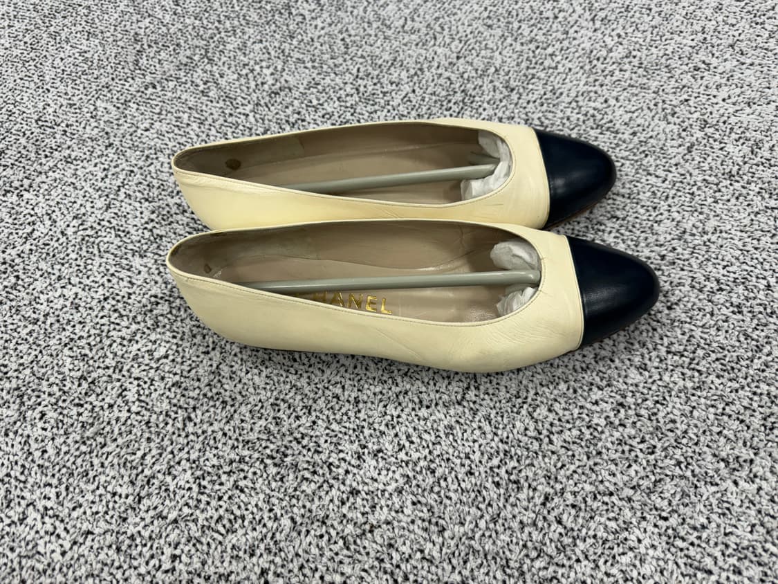 샤넬 빈티지 투톤 플랫슈즈 상품이미지3