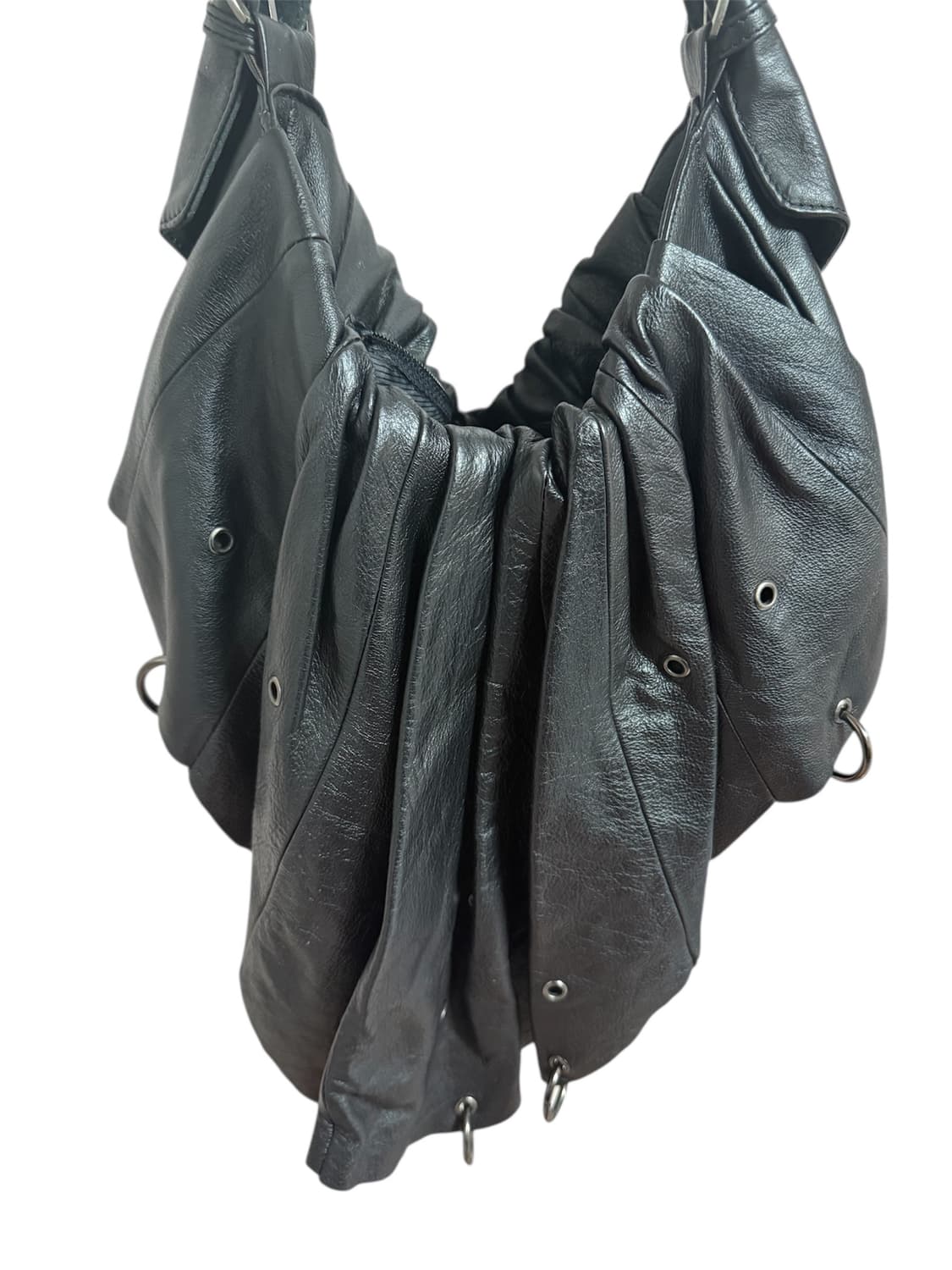 Rocksick punching black shoulder bag 상품이미지3