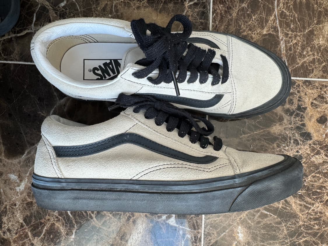 올드스쿨 36 DX - (애너하임 팩토리) og 화이트 블 랙 상품이미지7