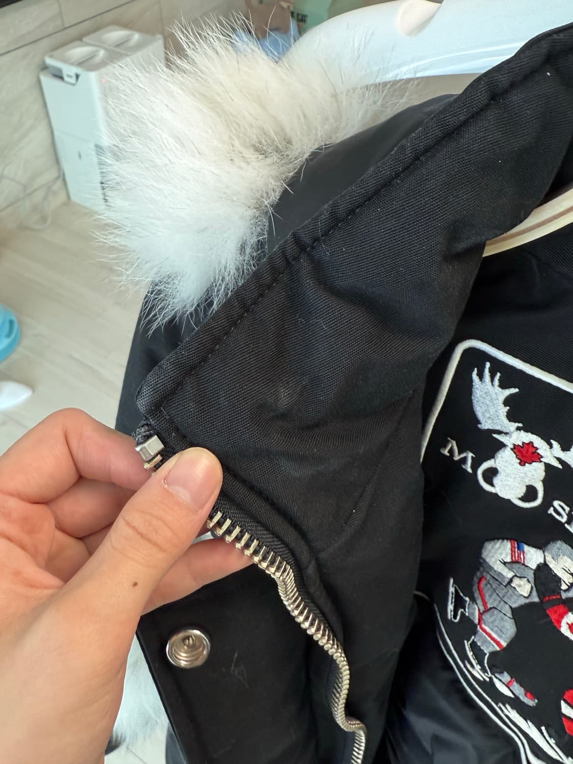 무스너클 여성 롱 패딩 s 상품이미지3