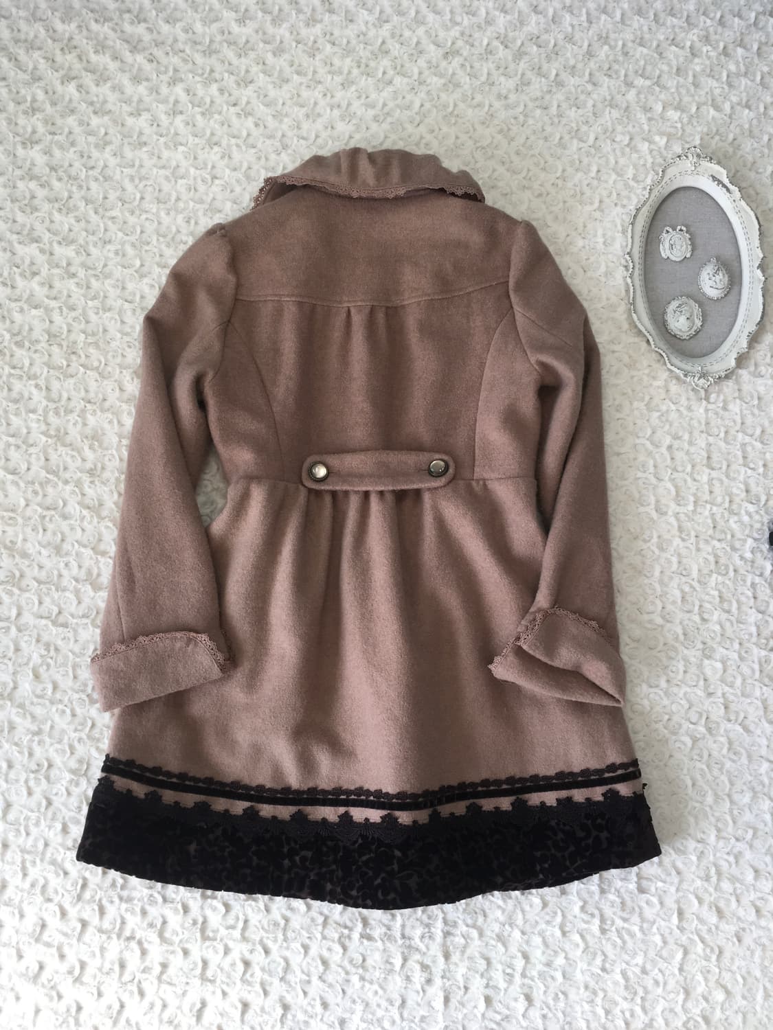 액시즈팜 라떼 앤틱 레이스 코트 상품이미지9