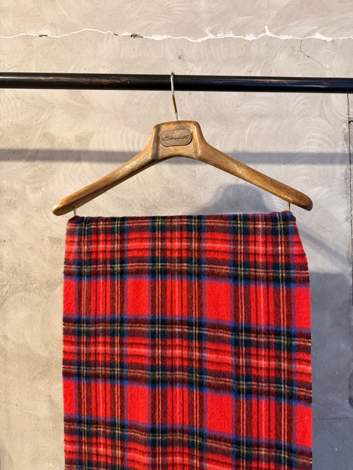 이태리 버팔로 체크 캐시미어 머플러 상품이미지5