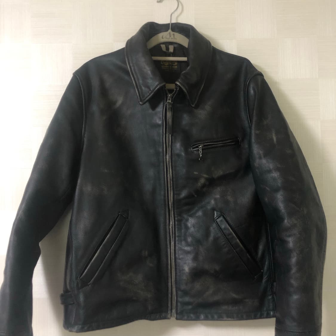 (교환 s->m) 아웃스탠딩 티코어 레더자켓 s 상품이미지2