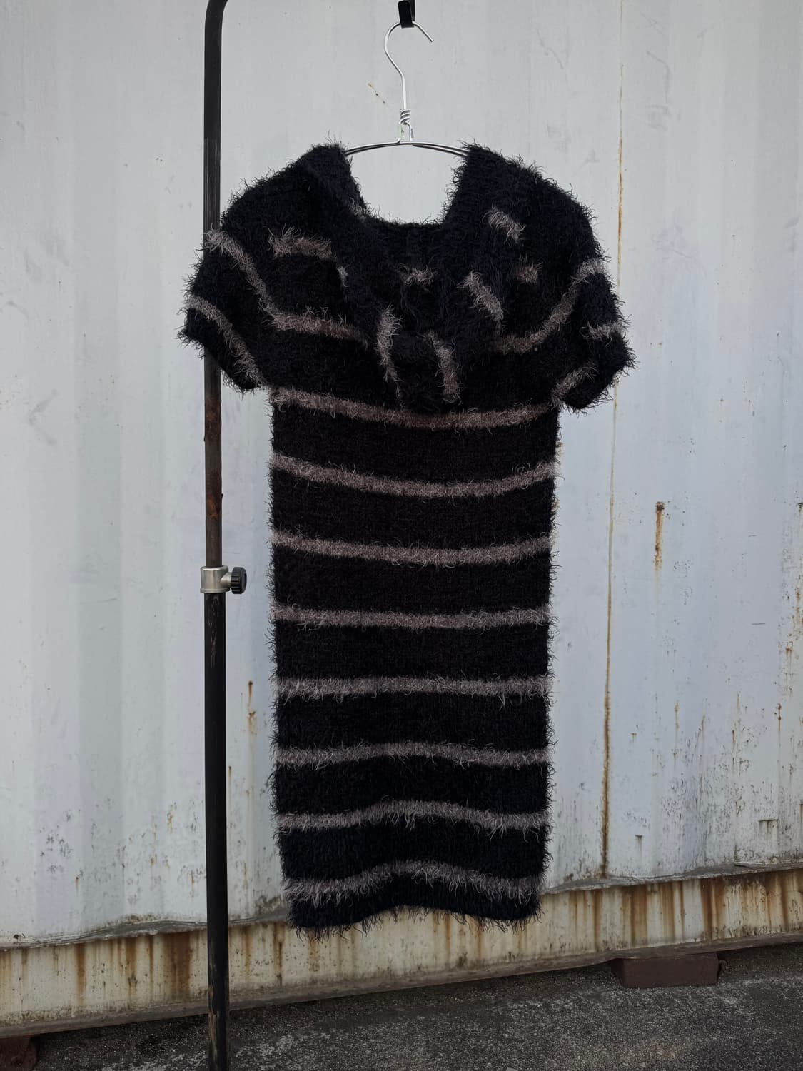 Striped Knit Long Dress  상품이미지4