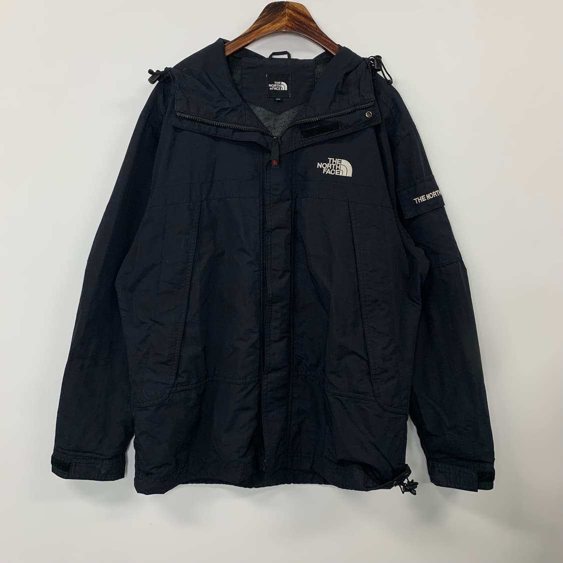 노스페이스 블랙 포켓 윈드 바람막이 자켓 상품이미지2