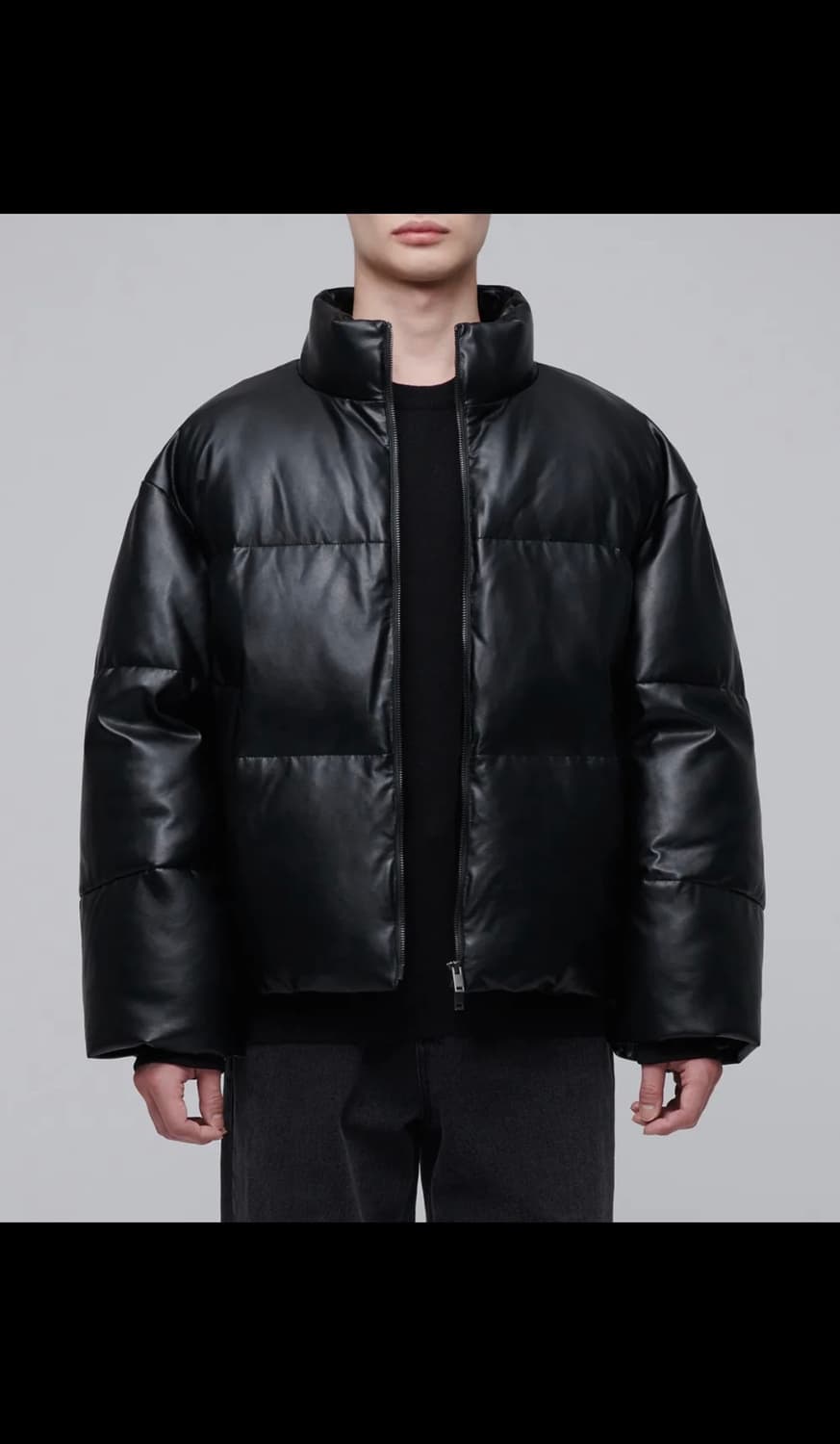 무신사 스탠다드 가죽패딩 상품이미지1