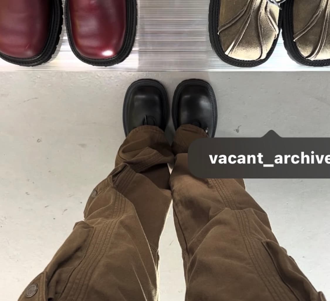 베이컨트 아카이브 맨 프레멘 더비슈즈 플레인 블랙 상품이미지1