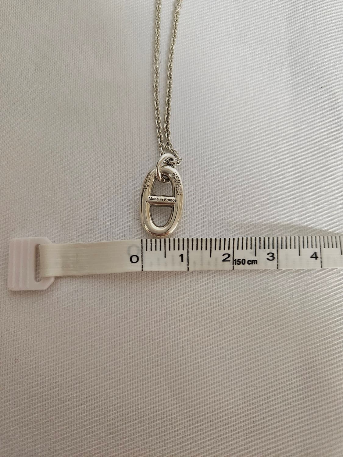 에르메스 샹달 실버 파랑돌 목걸이 상품이미지6