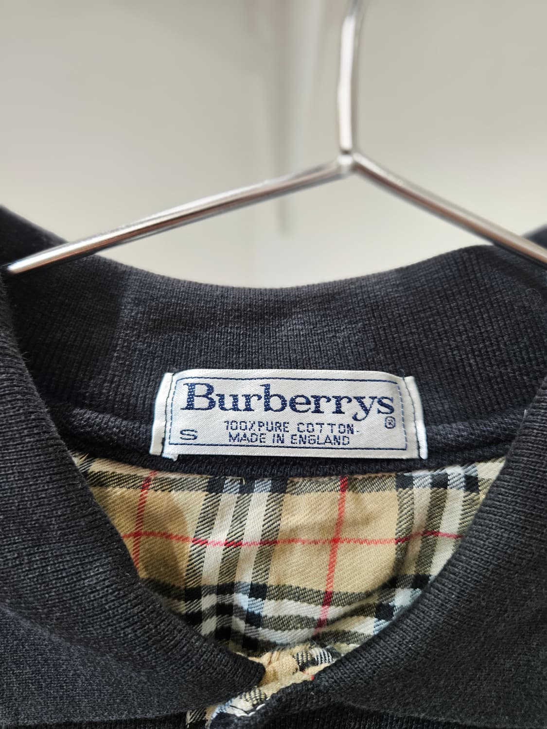 버버리 긴팔 폴로 티셔츠 상품이미지4