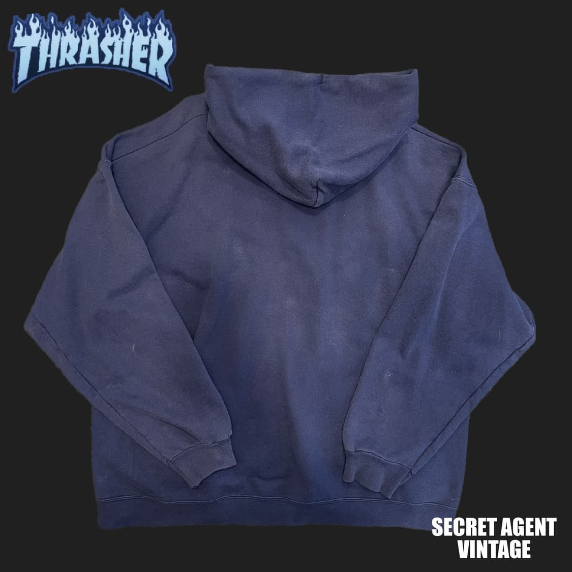 [XL]트레셔 Skateboard 풀오버 후드 네이비 상품이미지2
