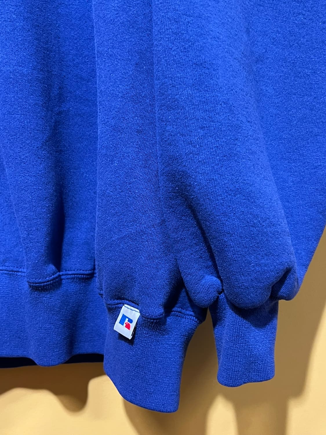 90's [XL] 러셀 애슬레틱 빈티지 무지 맨투맨 로열블루 USA 미제 상품이미지5
