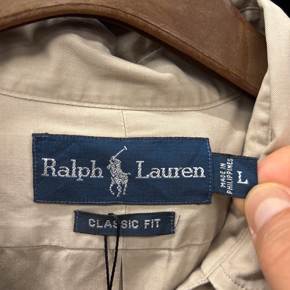 00s 폴로 랄프로렌 클래식핏 옥스포드 셔츠 올리브포니 N1282 상품이미지9