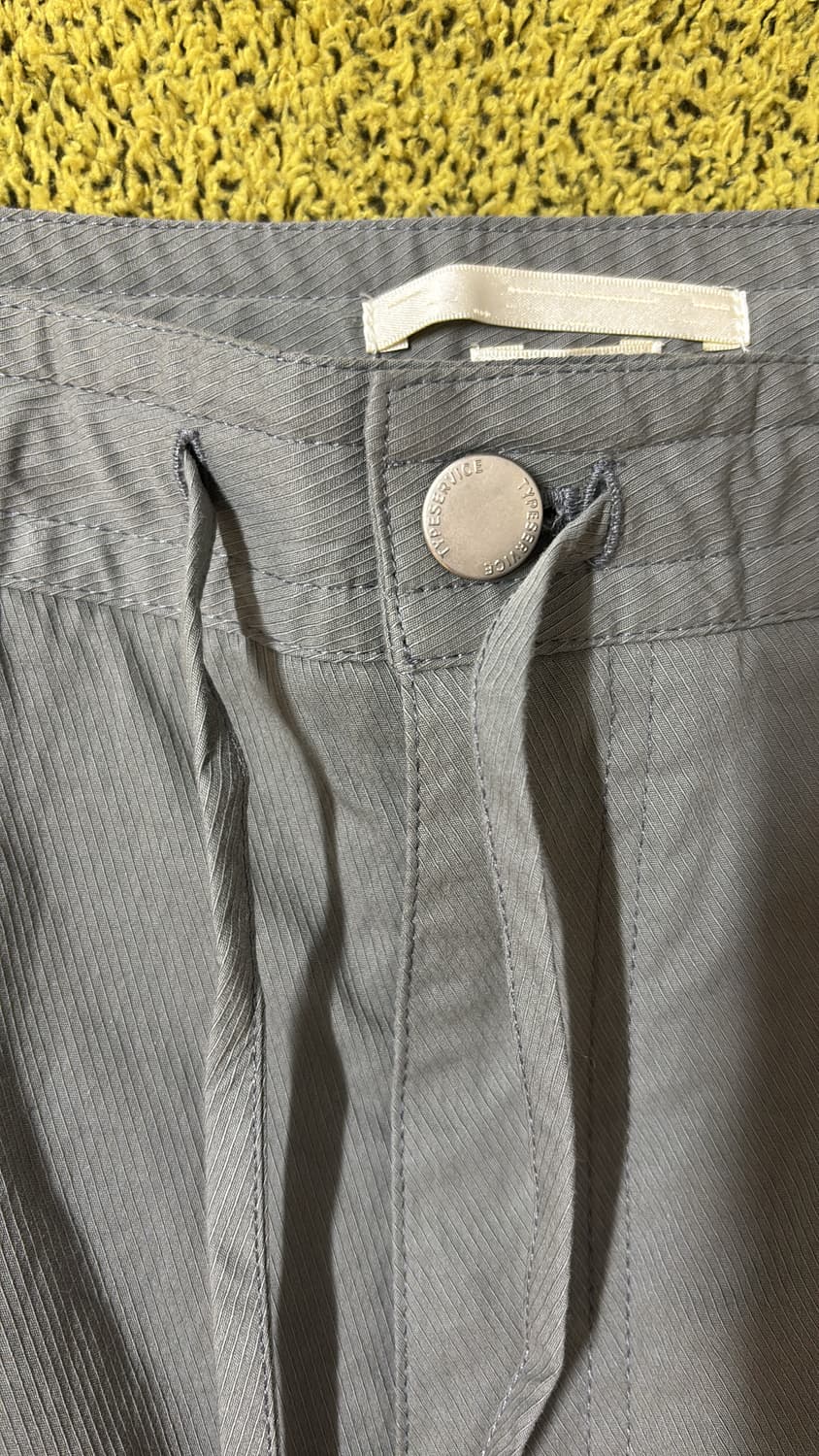 타입서비스 카키색 롱 카고 바지 free 상품이미지2